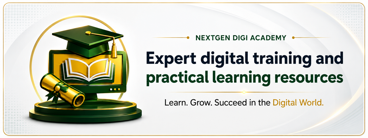 NextGen Digi Academy: expert digital training and practical learning resources.